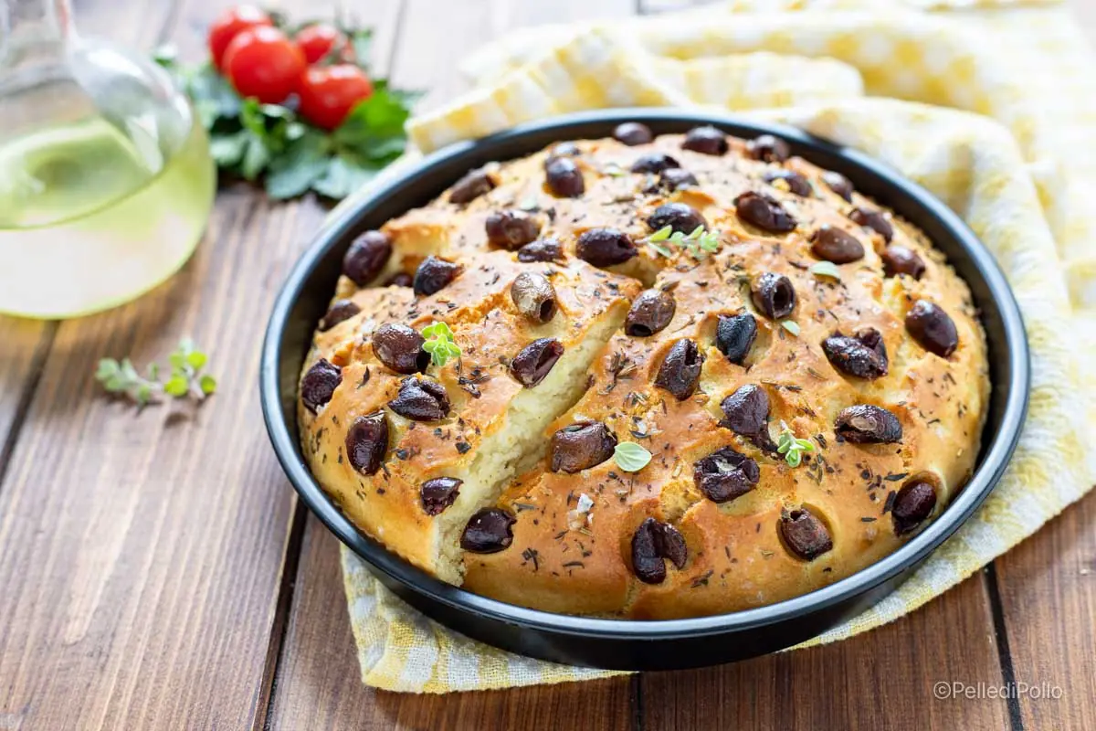 Focaccia veloce in friggitrice ad aria