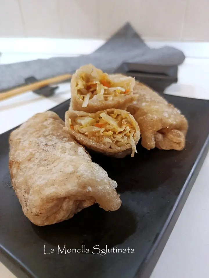 Involtini primavera con sfoglia nostrana  senza glutine