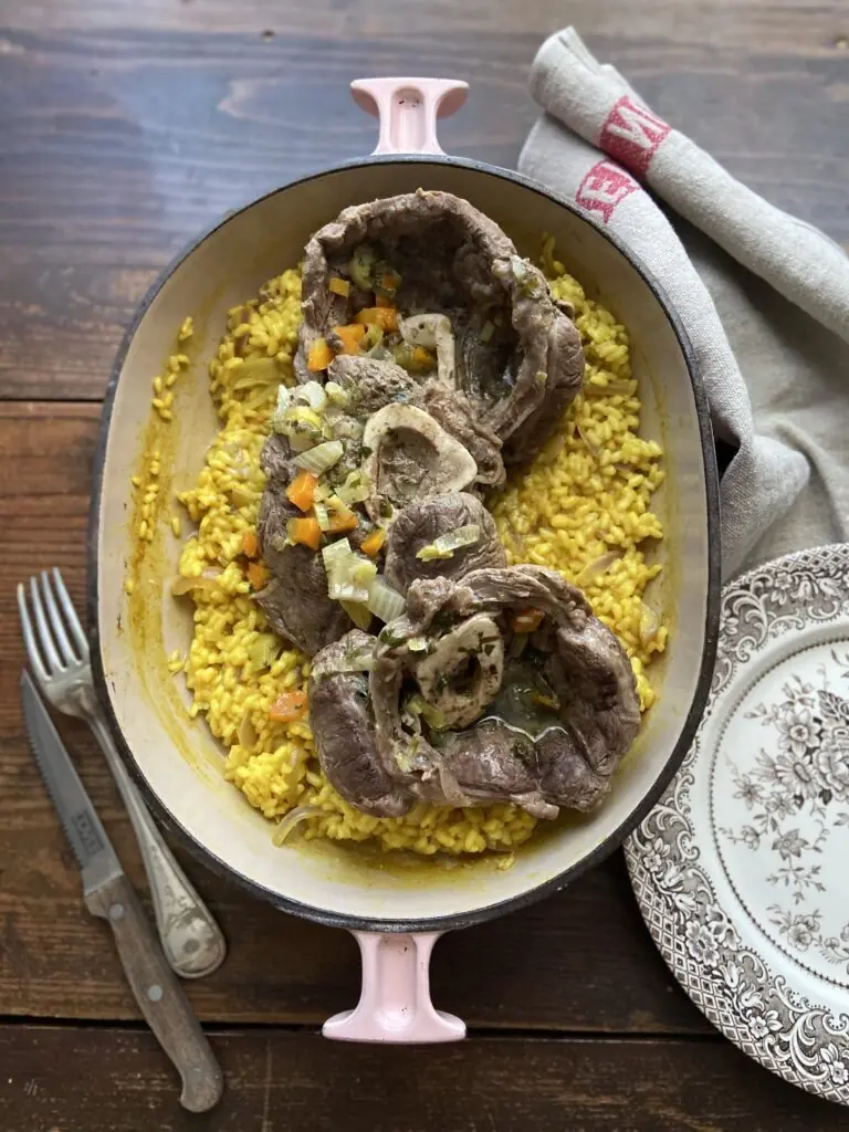 Ossobuco e risotto allo zafferano: che bontà!