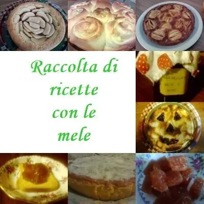 Raccolta di ricette con le mele
