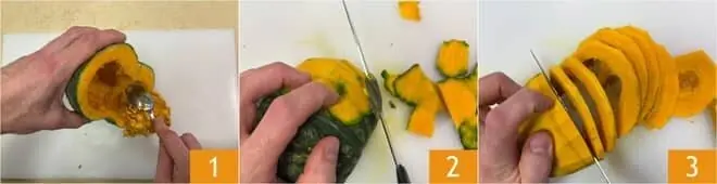 Strudel salato con zucca e salsiccia