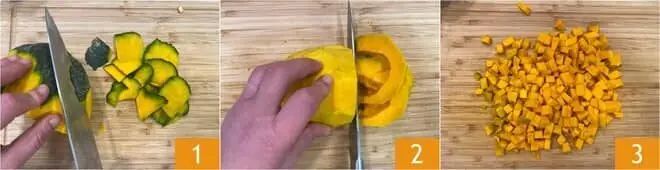 Torta salata zucca e radicchio