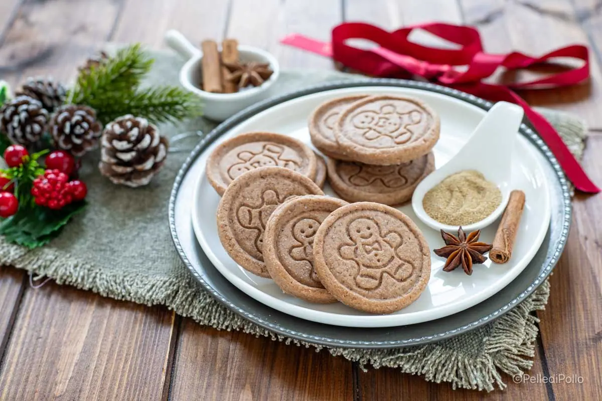 Biscotti di pasta frolla allo zenzero