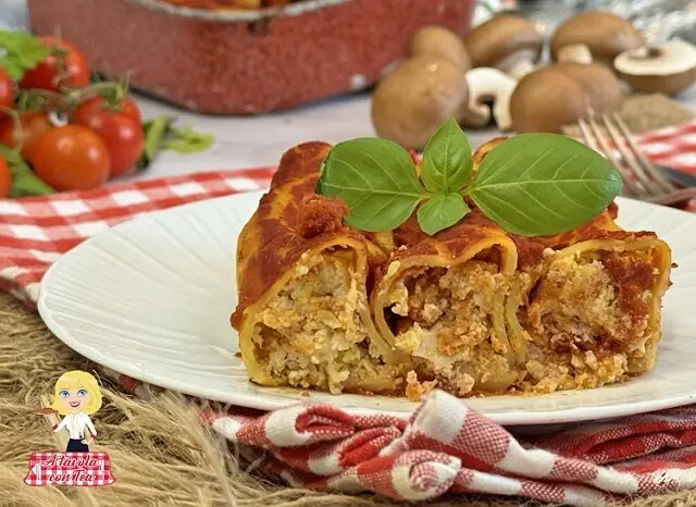 Cannelloni ai funghi