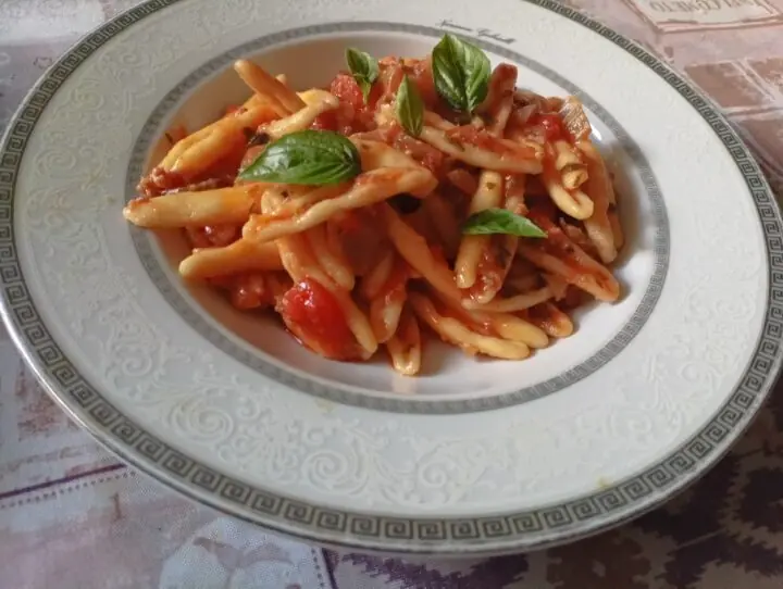 Cavatelli al sugo vedovo
