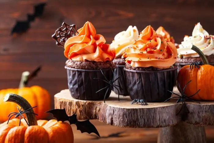 Cupcake al cioccolato di halloween