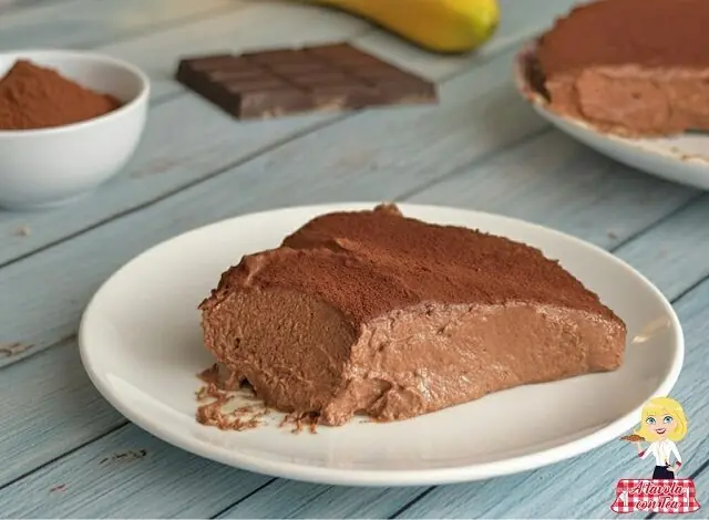 Dolce banane cioccolato 2 ingredienti