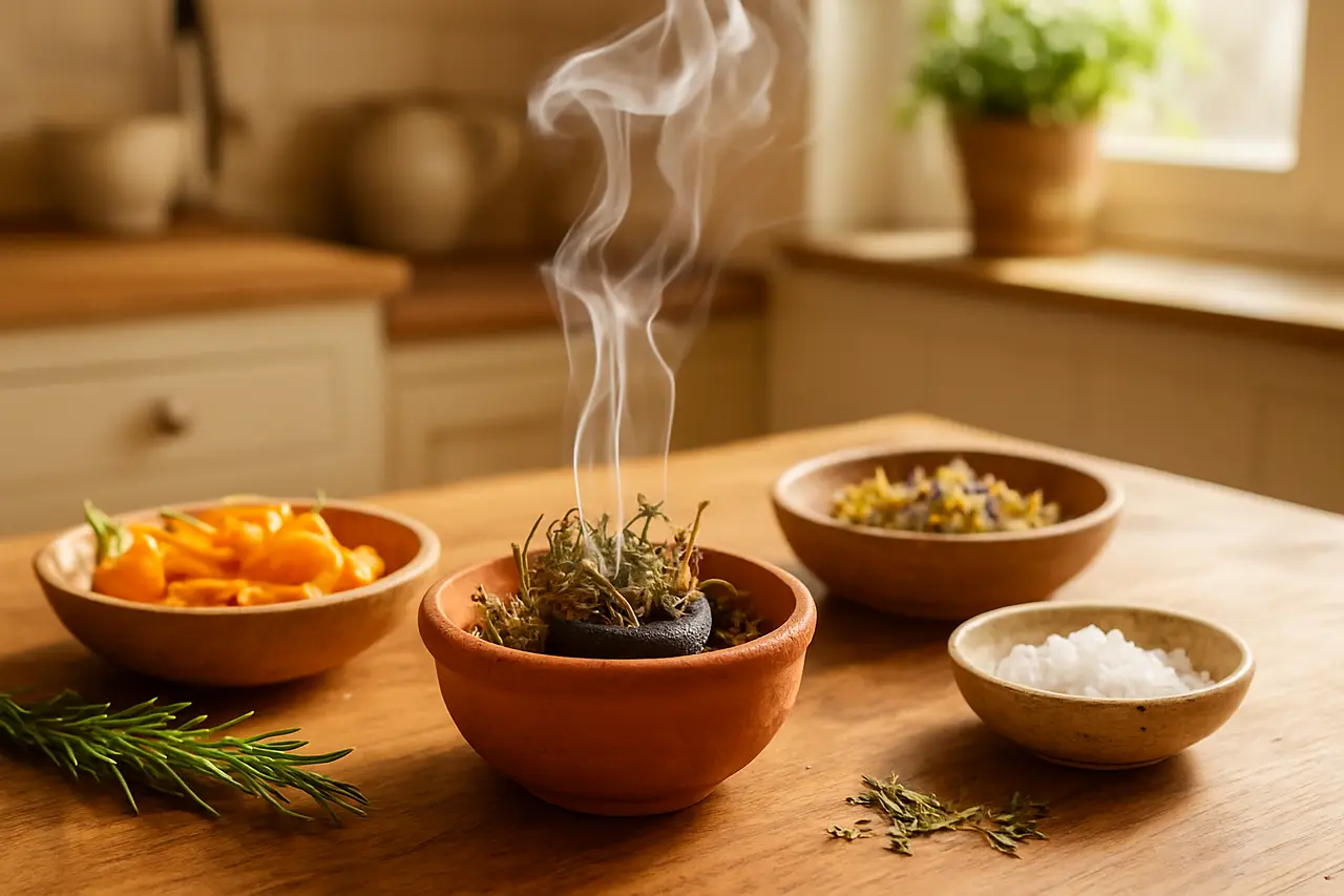 Le erbe che bruciava mia nonna e che non ho mai dimenticato!