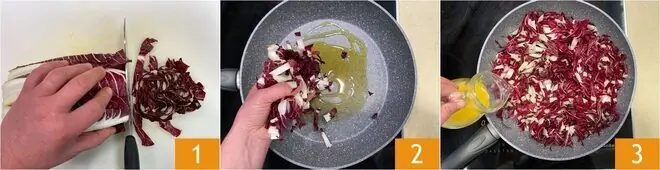 Linguine ricotta e radicchio