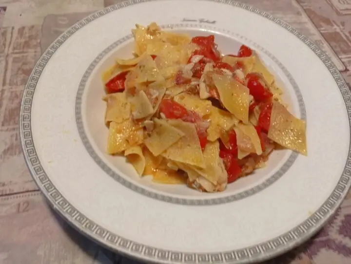 Maltagliati con sugo alle triglie