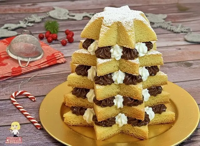 Pandoro farcito con crema mascarpone