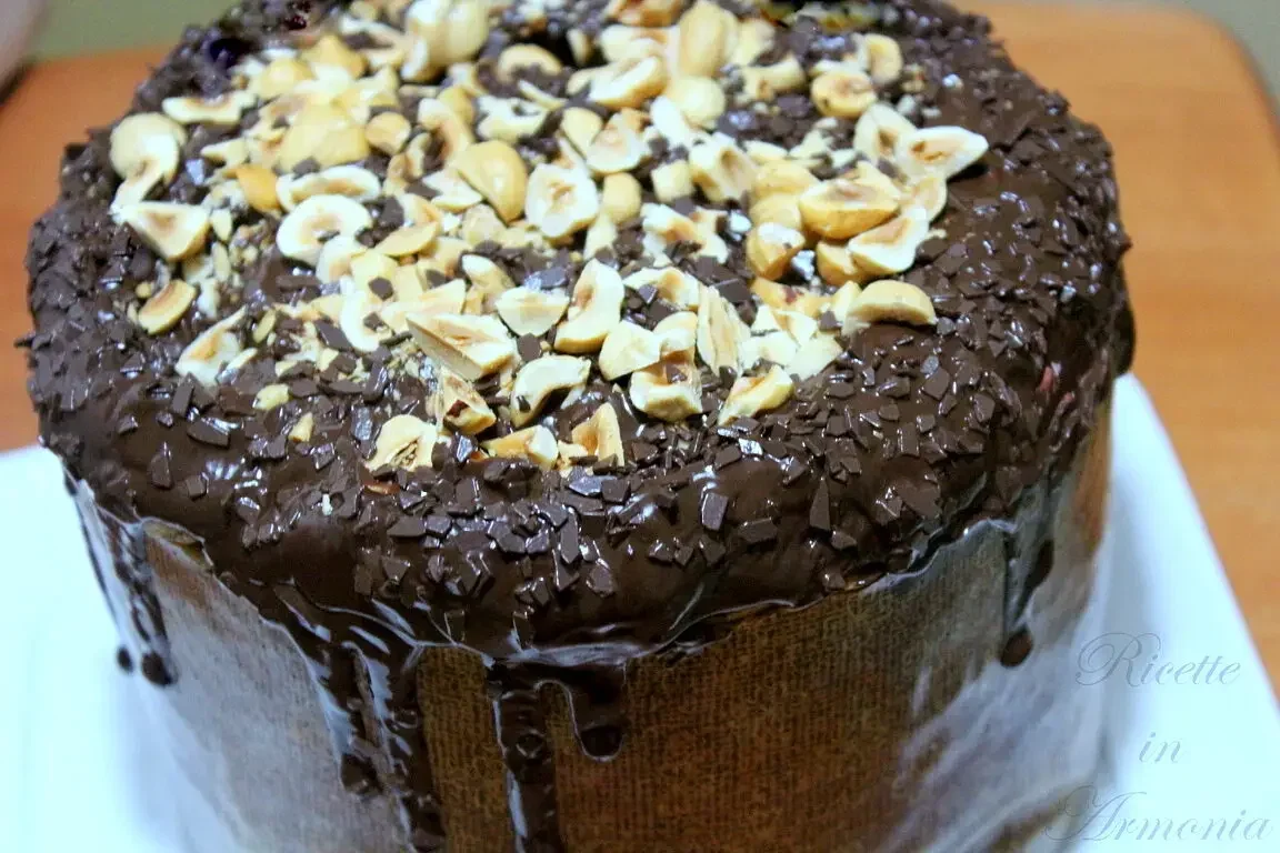 Panettone alla nutella fatto in casa, il profumo del natale.