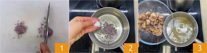 Pasta con castagne e fonduta di parmigiano