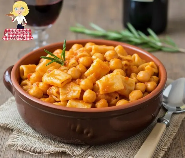 Pasta e ceci cremosa