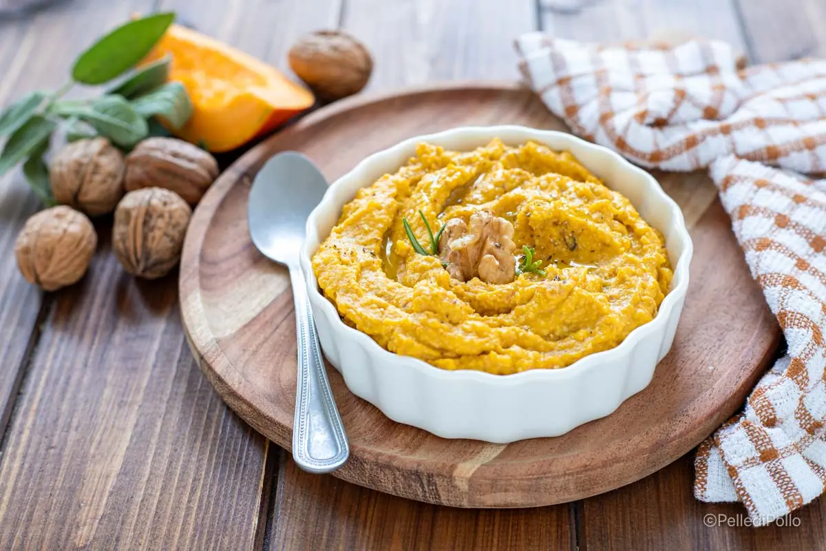 Pesto di zucca e noci