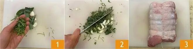 Porco assado con patate