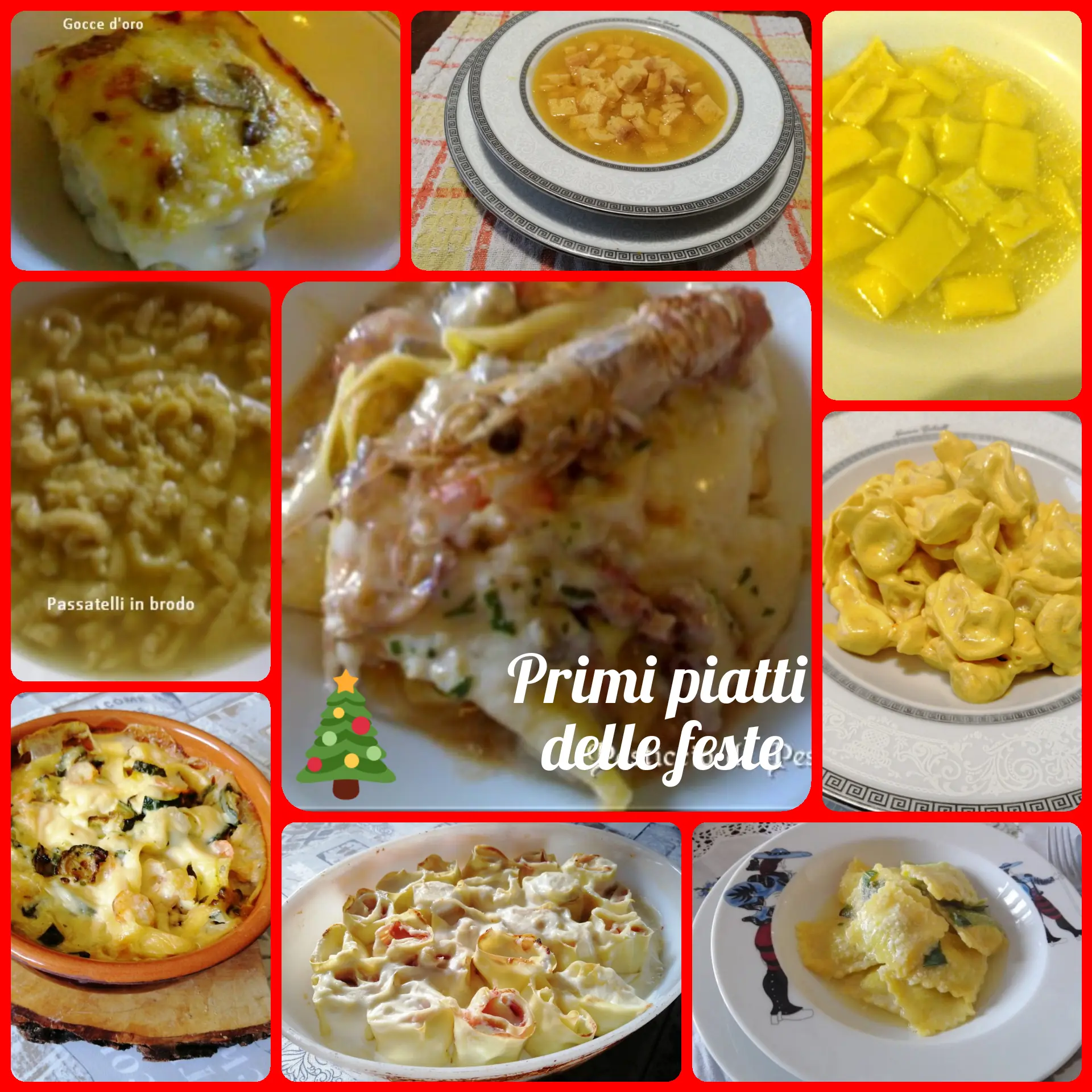 Primi piatti delle feste
