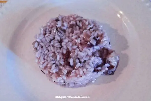 Risotto al radicchio rosso