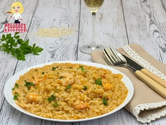 Risotto champagne e gamberi
