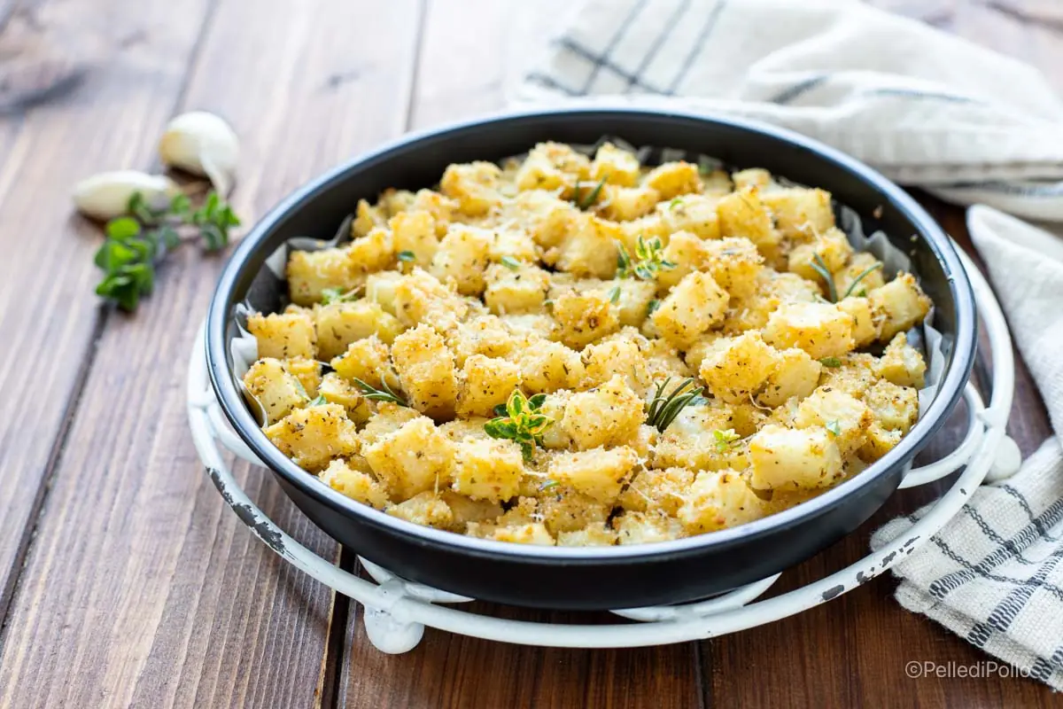 Sedano rapa gratinato al forno