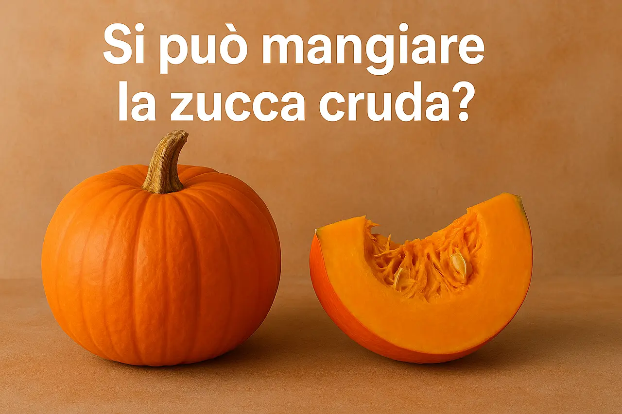 Si può mangiare la zucca cruda? un ortaggio pieno di sorprese