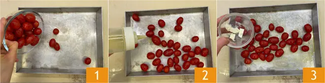 Tartare di pomodoro in due consistenze con ostriche gelée