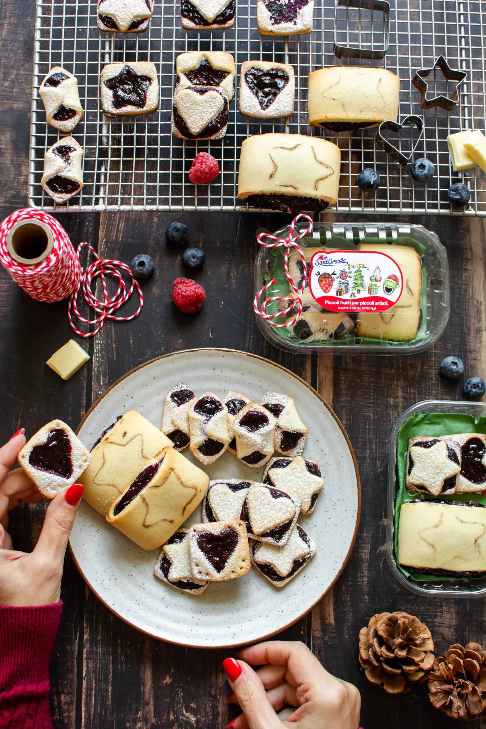 Biscotti ai frutti rossi