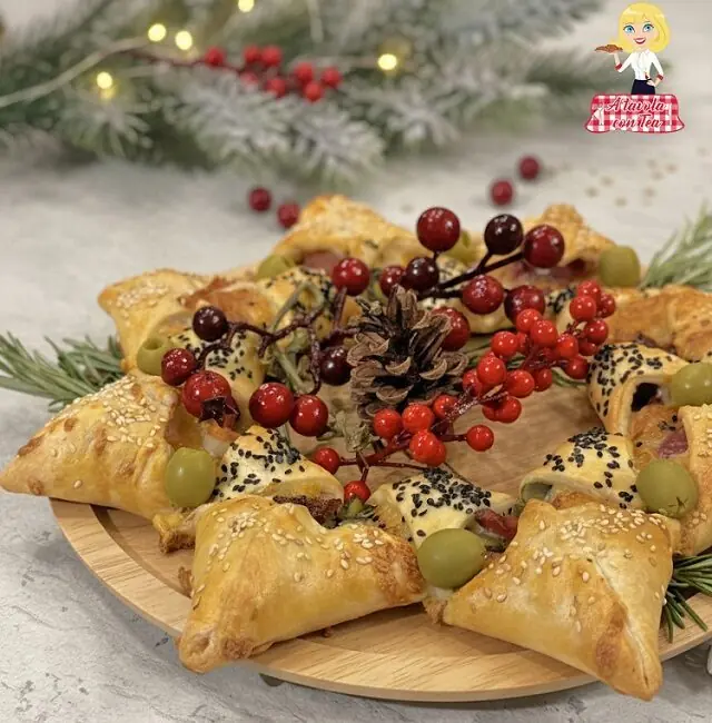 Corona di sfoglia salata