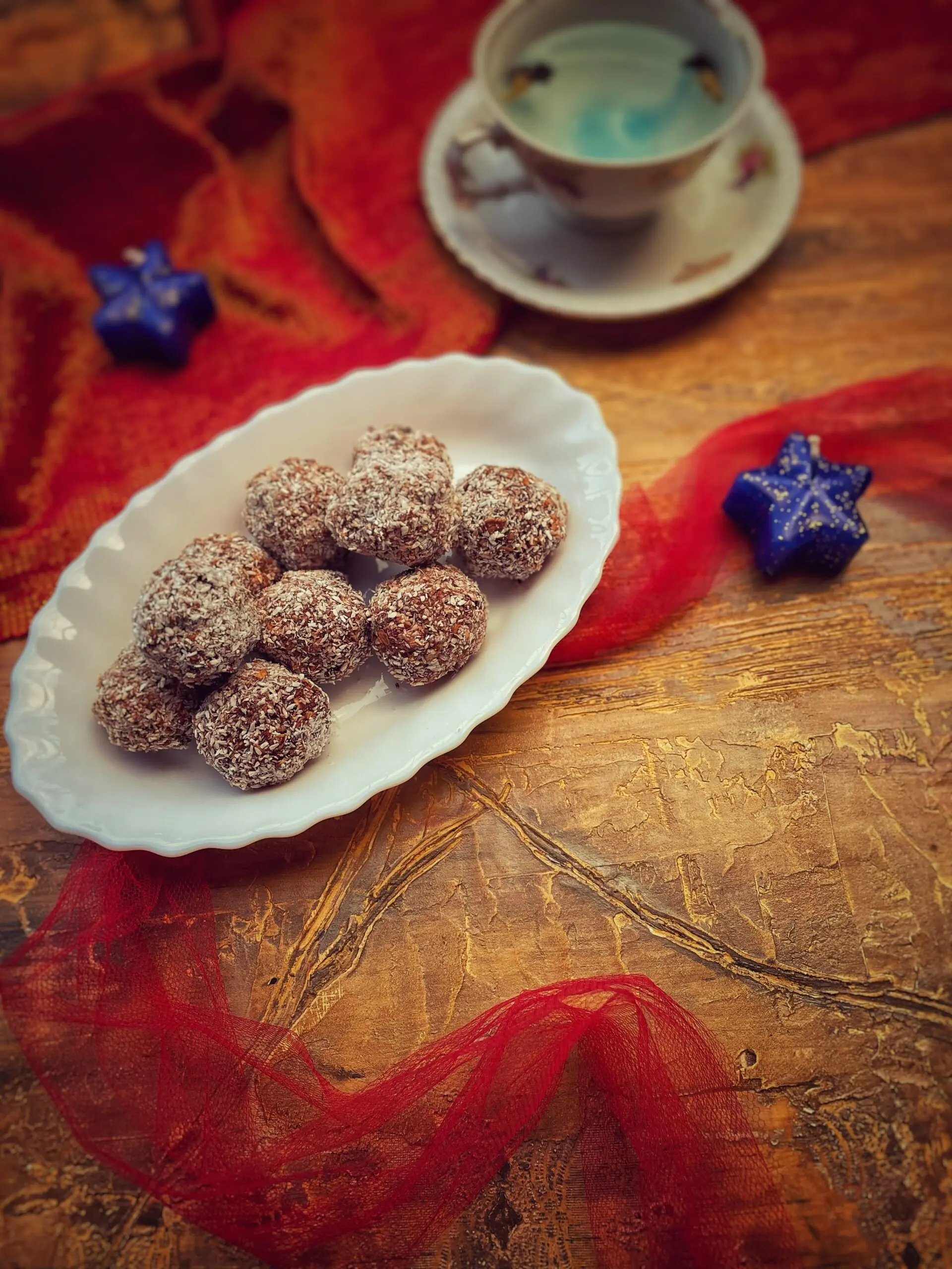 Havregrynskugler, tartufi crudi danesi all’avena