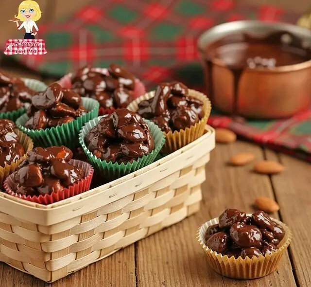 Mandorle atterrate al cioccolato