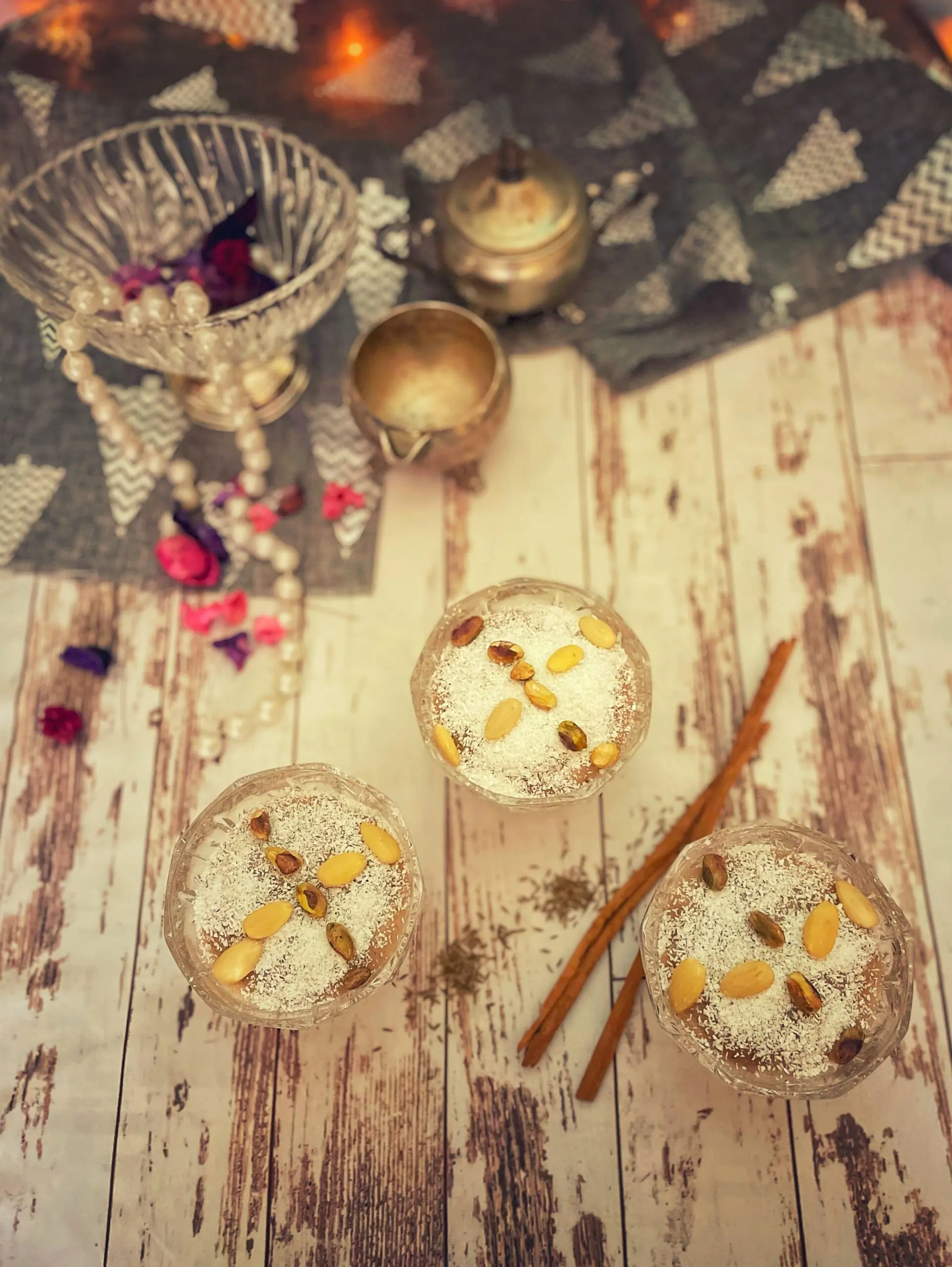 Meghli, budino speziato libanese