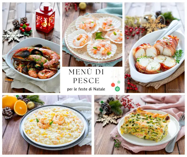 Menù di pesce per le feste di natale