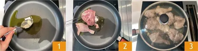 Pollo e patate in padella