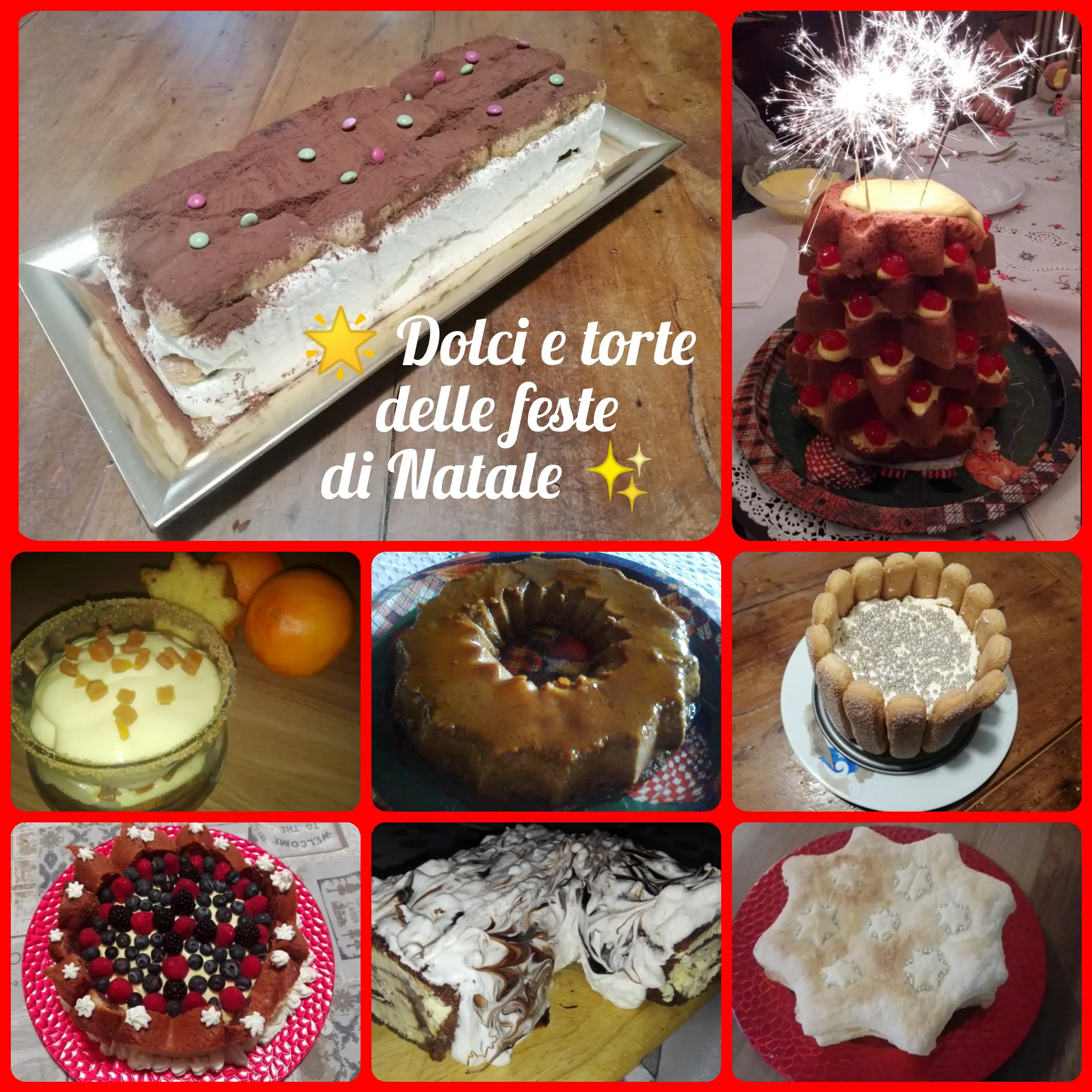 Ricette di dolci e torte per le feste di natale