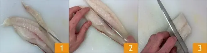 Rombo in padella con insalata di arance, radicchio e noci