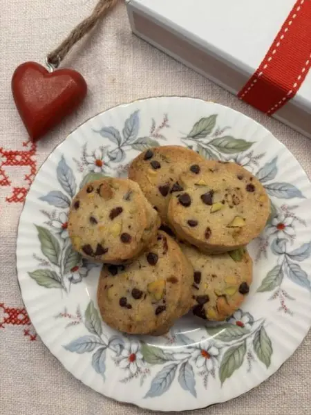 Sablé pistacchio e cioccolato