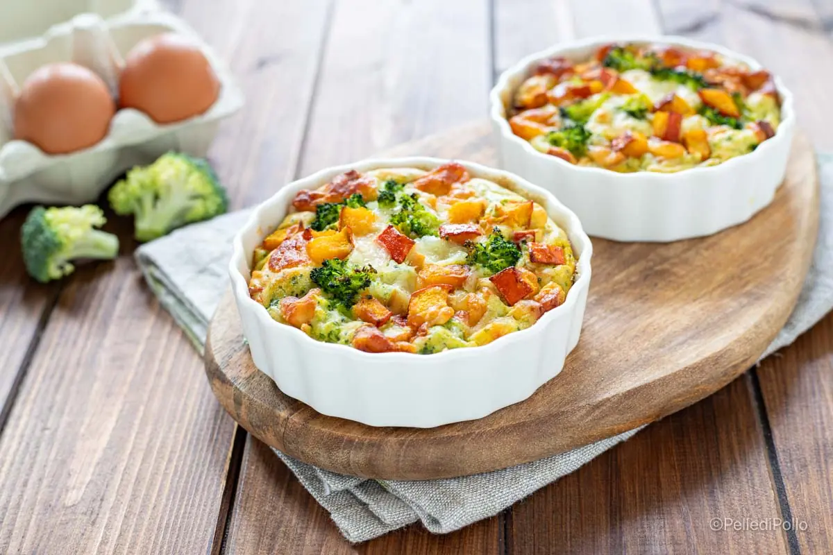 Sformato di zucca e broccoli