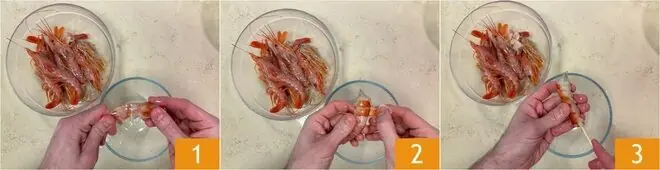 Spiedini di gamberi ai pistacchi