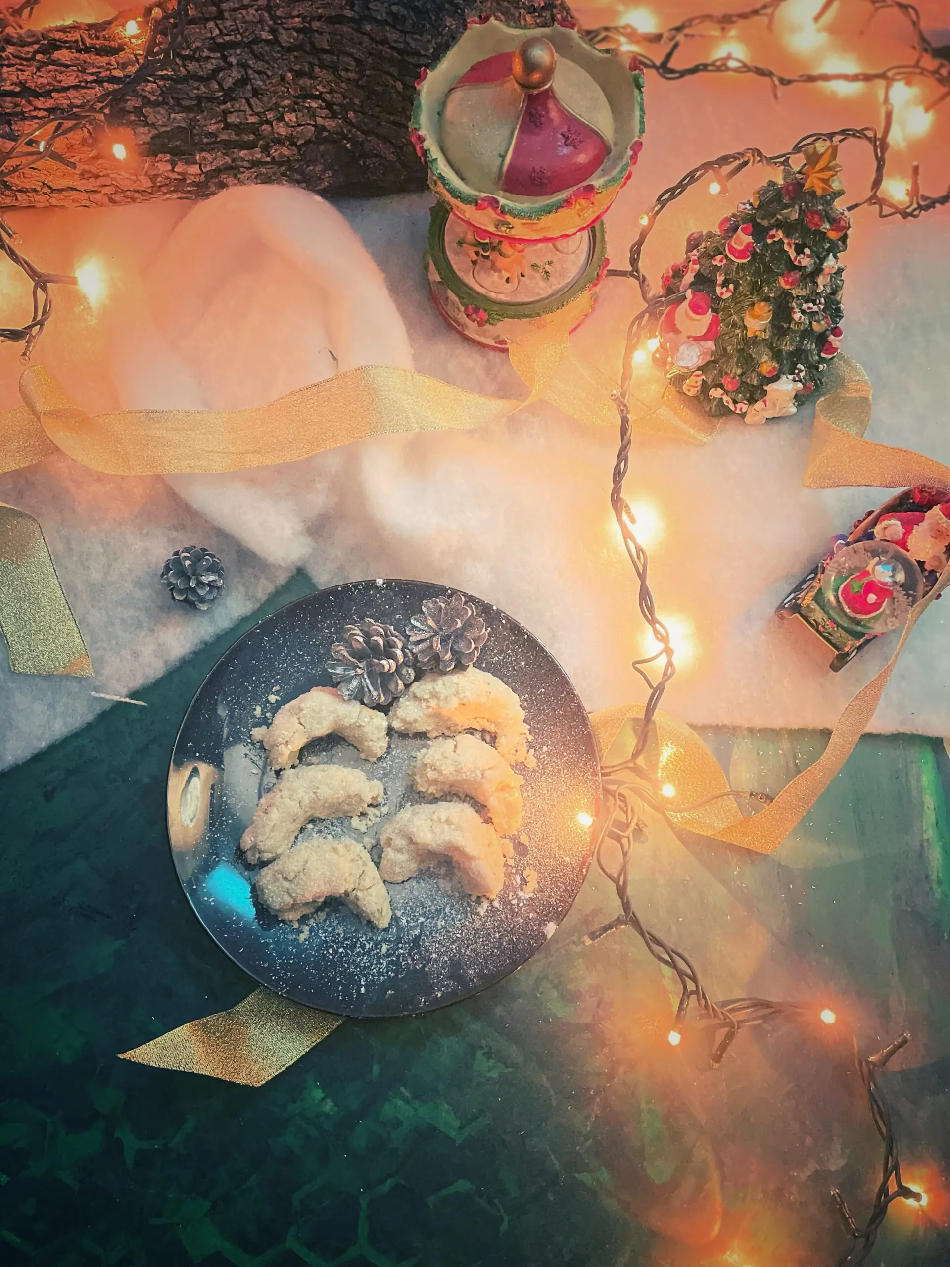 Vanilkové rohlíčky, senza glutine e senza zucchero, con eritritolo