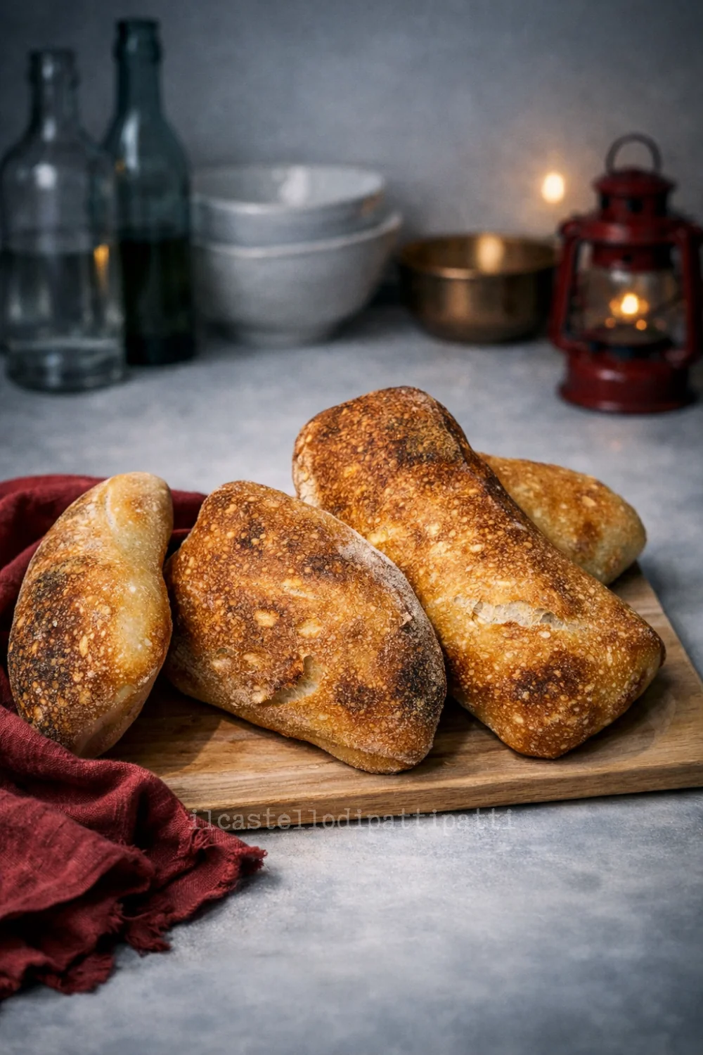 Ciabatte con lievito madre