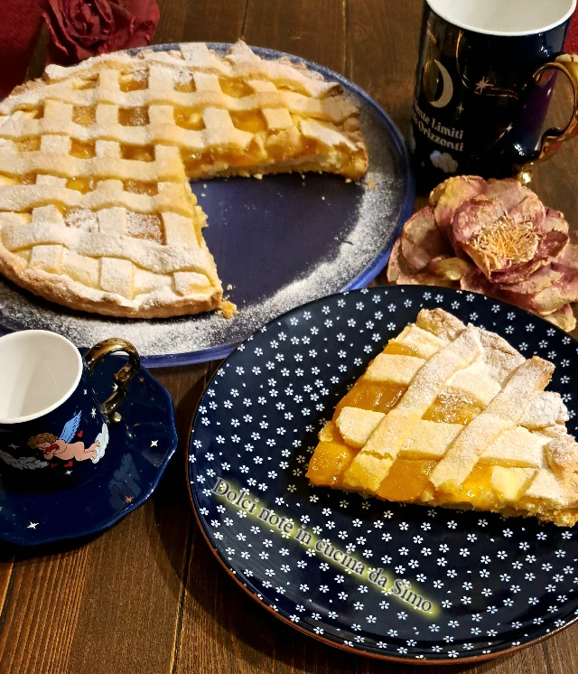 Crostata ricotta e marmellata all’arancia