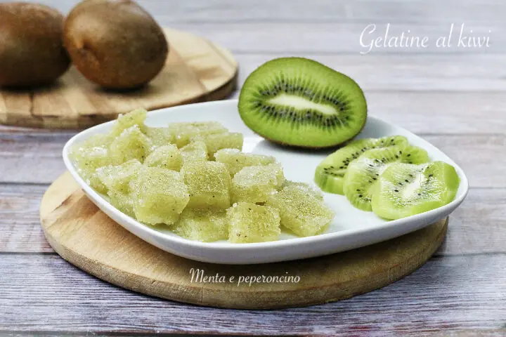 Gelatine al kiwi