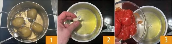 Involtini di verza, patate e scamorza