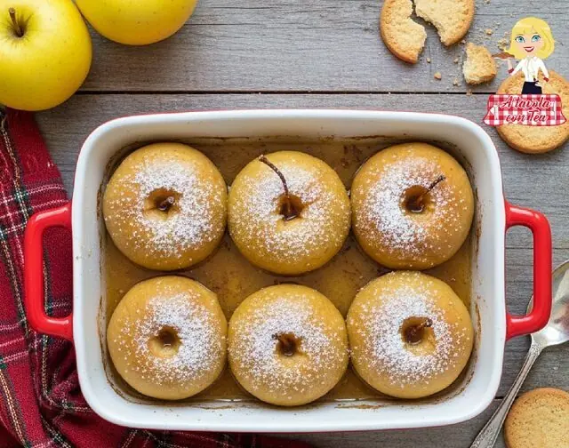 Mele cotte al forno ripiene