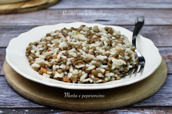 Risotto con le lenticchie