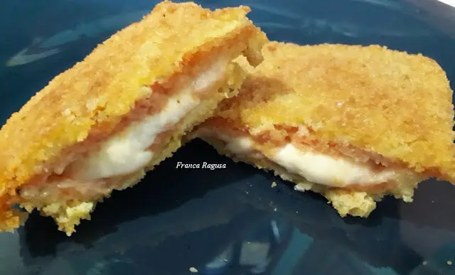 Sofficini preparati con il pancarrè