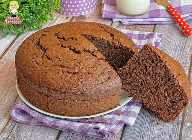 Torta della suocera al cacao