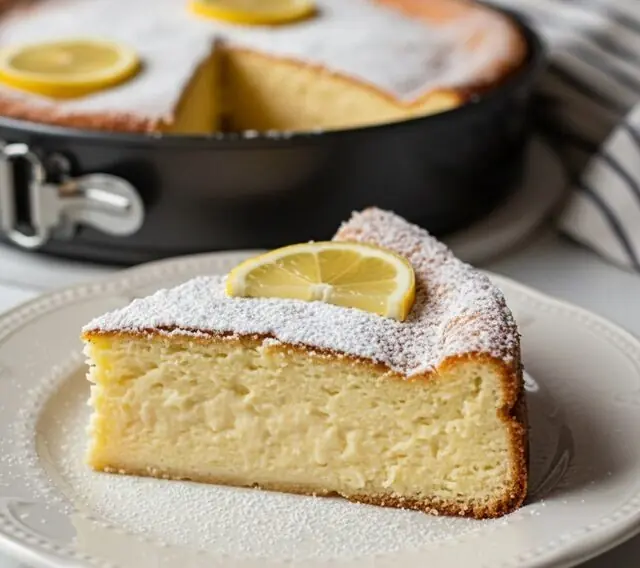 Torta ricotta e limone cremosa