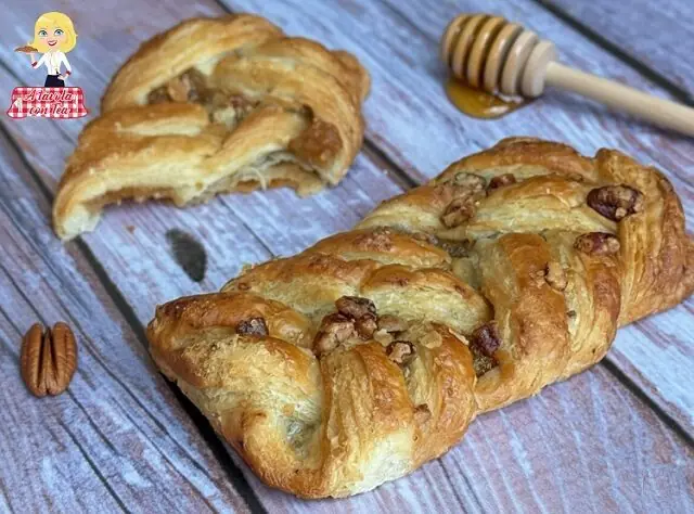 Trecce di sfoglia noci pecan