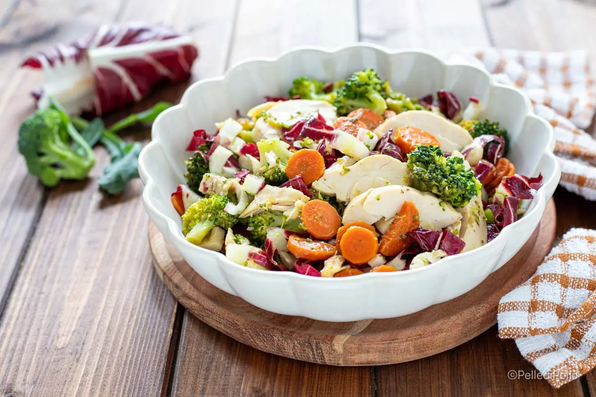 Insalata di pollo invernale